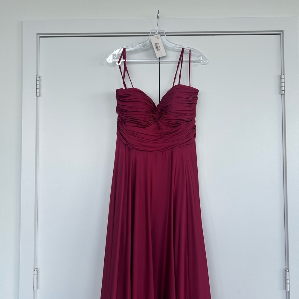 Ladivine Burgundy Gown - Picture 8 of 13